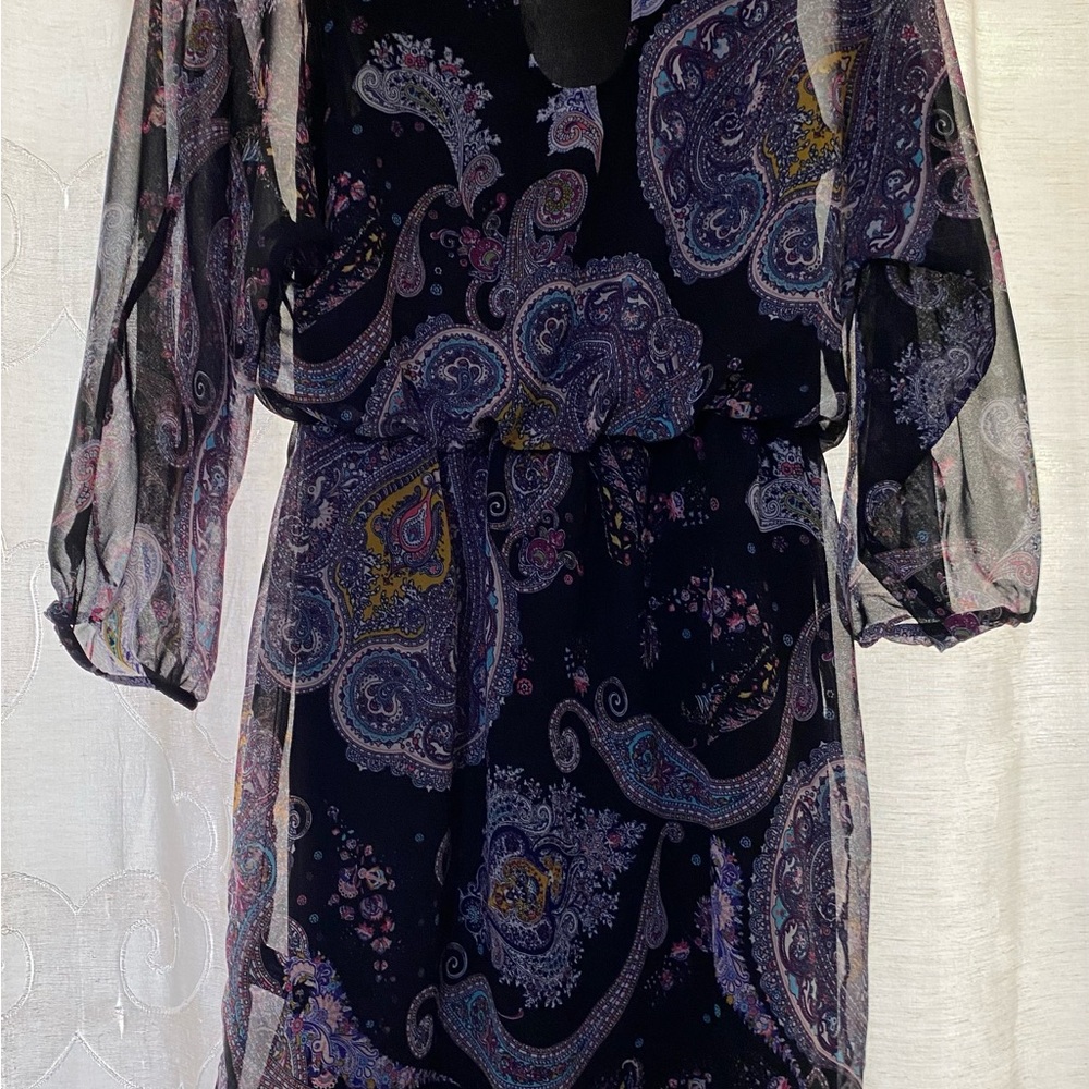 Women Express Mini vibrant Multicolor Paisley Dress